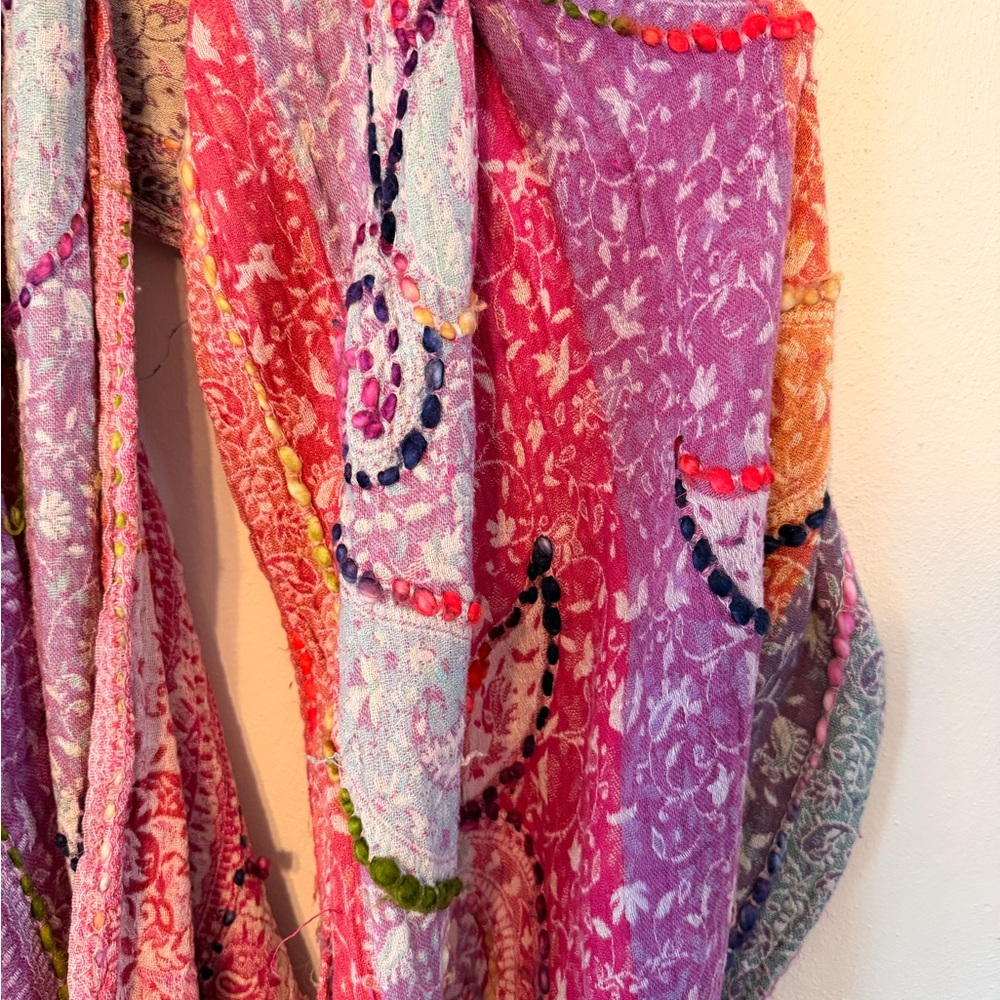 Anthropologie Raj - OS - Colorful Bohemian Infinity Scarf - Picture 2 of 8